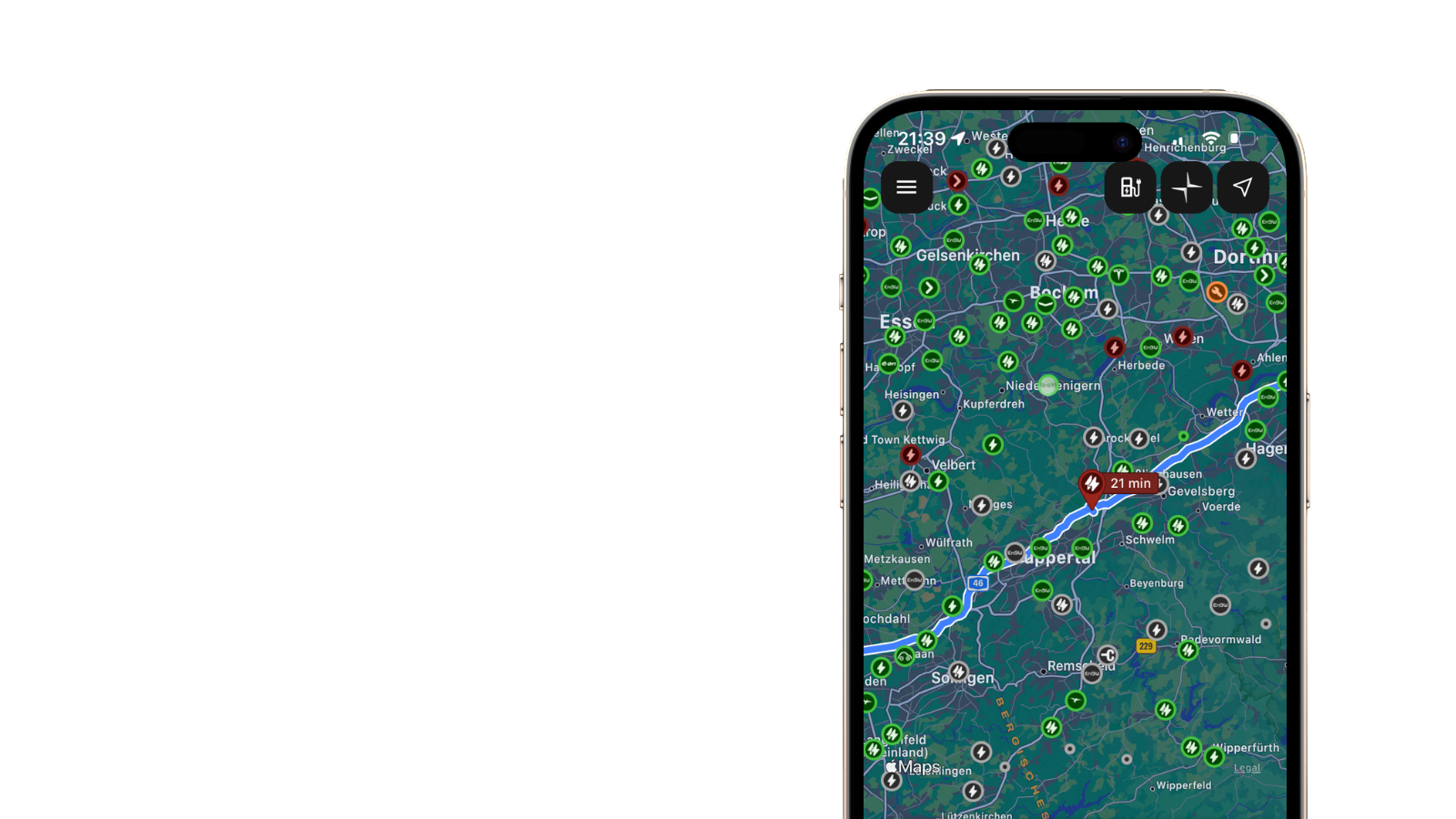 Charger Network Icons