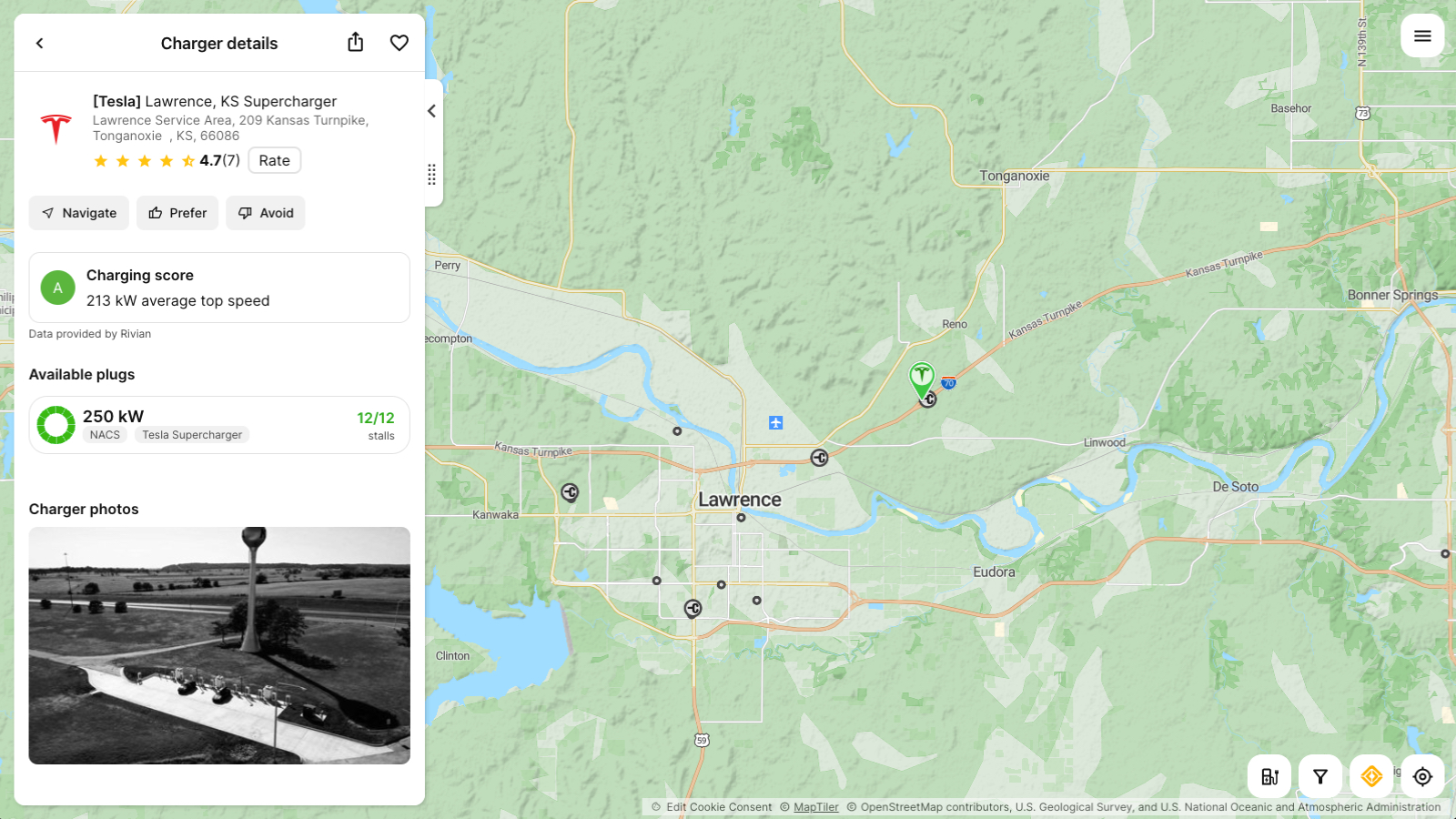 Rivian Charging Score now available in A Better Route Planner