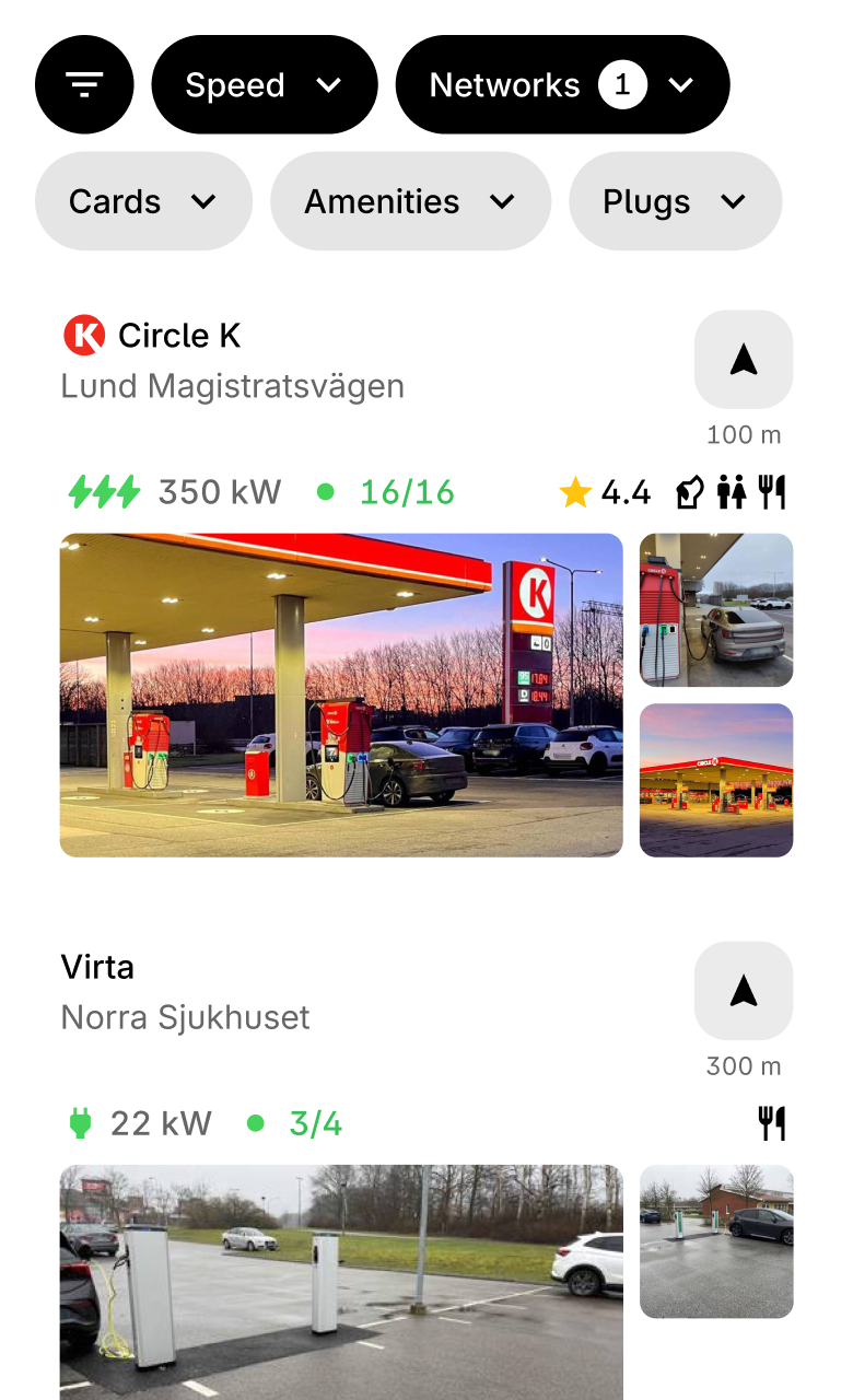 Charger Finder in ABRP